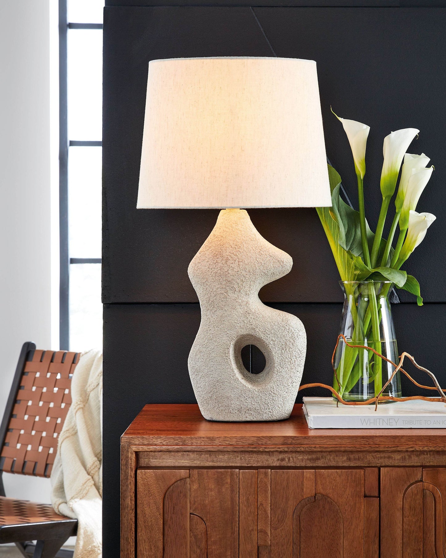 Chadrich - Antique Beige - Paper Table Lamp (Set of 2) - Forward Furniture