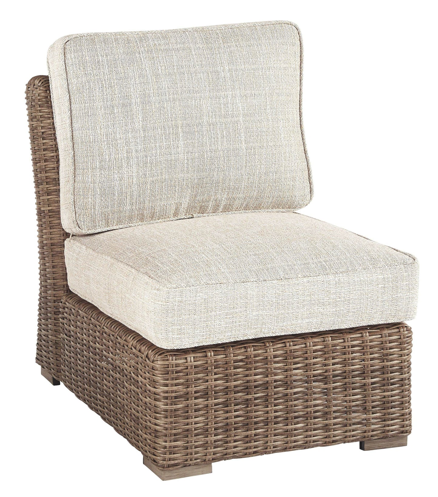 Beachcroft - Beige - Armless Chair w/Cushion - Forward Furniture