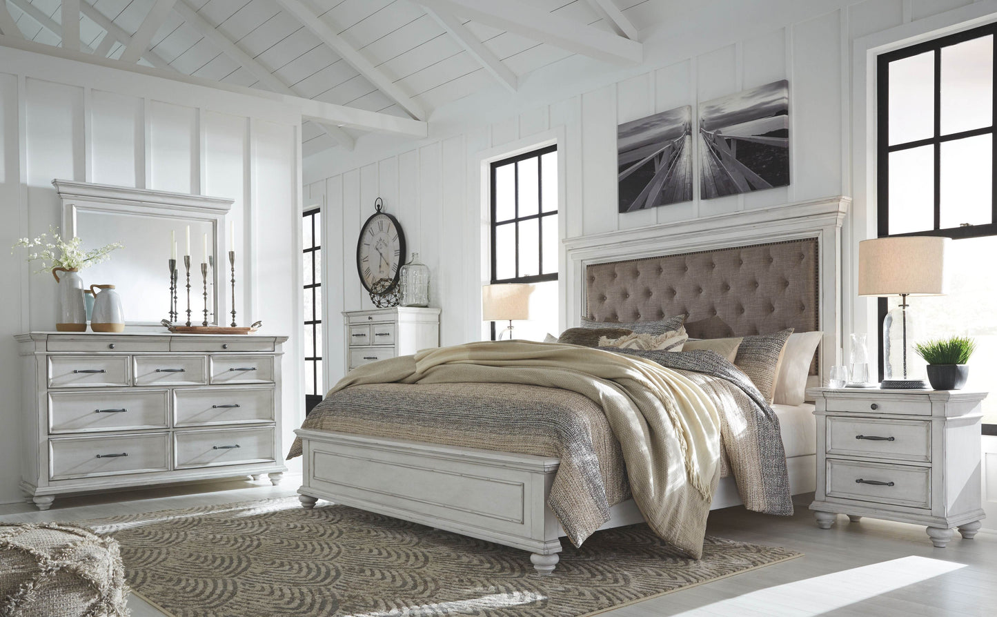 Kanwyn - Upholstered Panel Bed - Forward Furniture