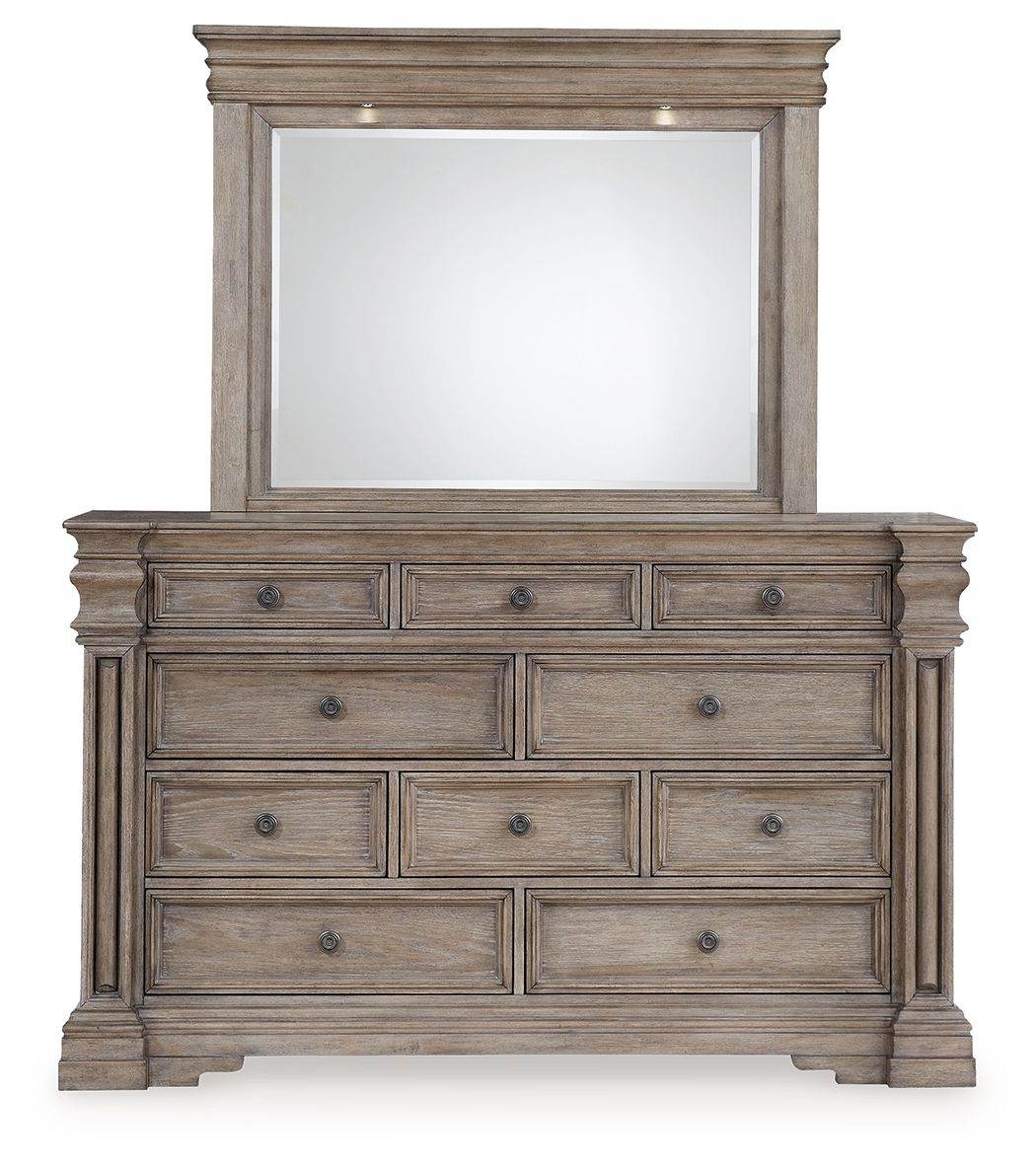 Blairhurst - Light Grayish Brown - Dresser And Mirror - Forward Furniture
