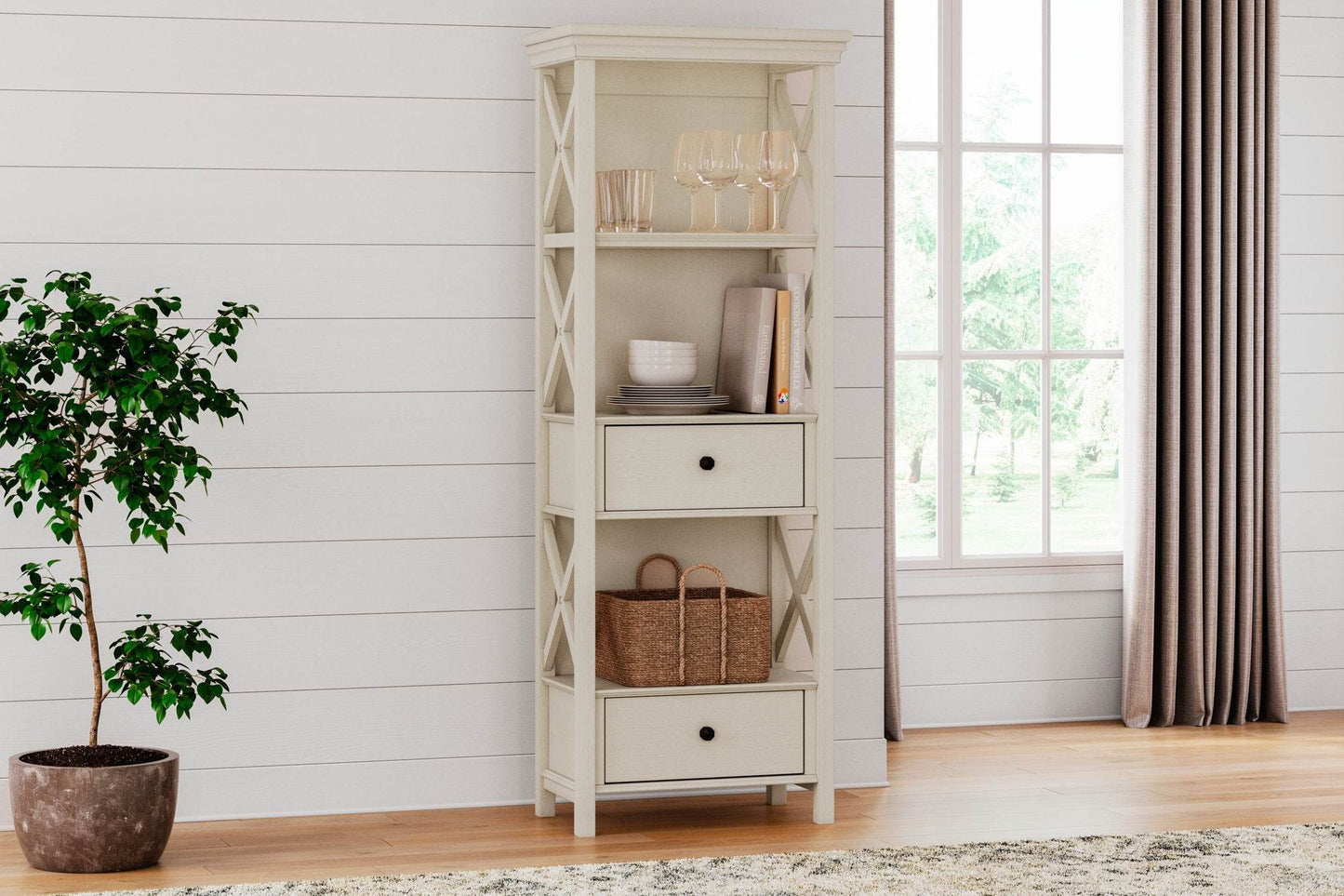 Bolanburg - Antique White - Display Cabinet - Forward Furniture