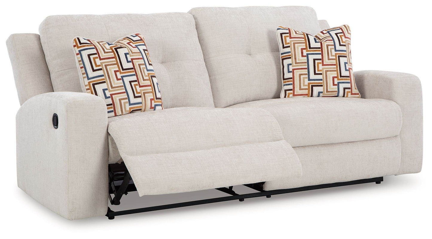 Danum - Stone - 2 Seat Reclining Sofa - Fabric - Forward Furniture