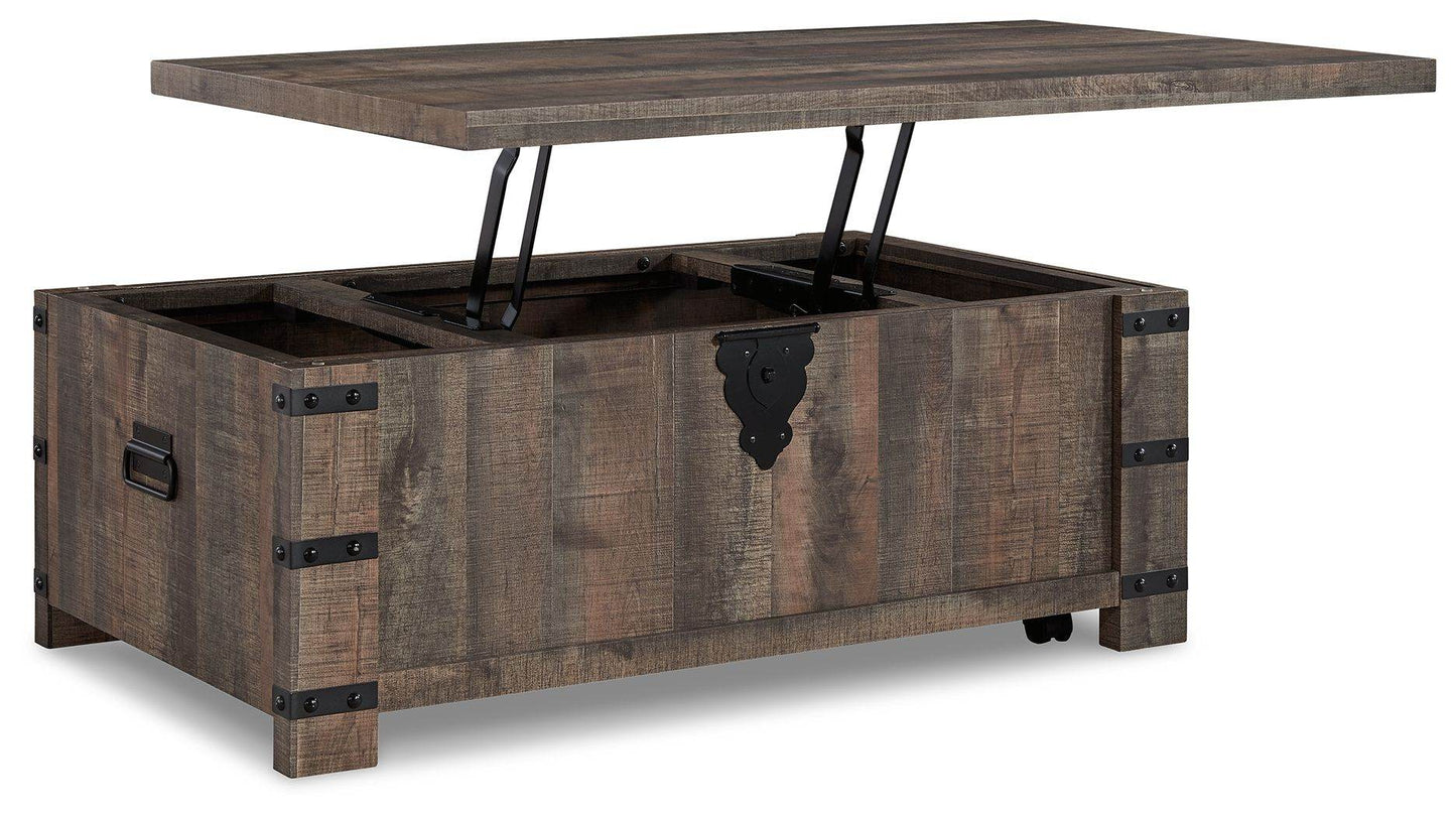 Hollum - Rustic Brown - Lift Top Cocktail Table - Forward Furniture