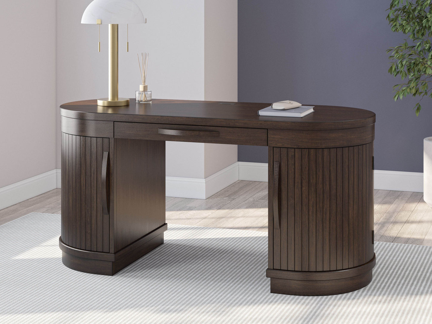 Korestone - Warm Brown - Home Office Desk - Forward Furniture