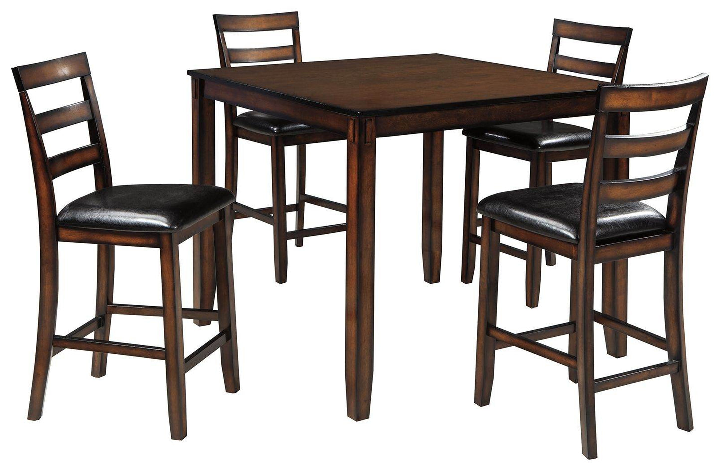 Coviar - Brown - DRM Counter Table Set (Set of 5) - Forward Furniture