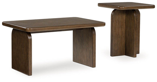 Shawbeck - Medium Brown - Occasional Table Set (Set of 2) - Forward Furniture