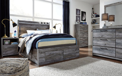 8 Pc. Bed, Dresser, Mirror, Chest