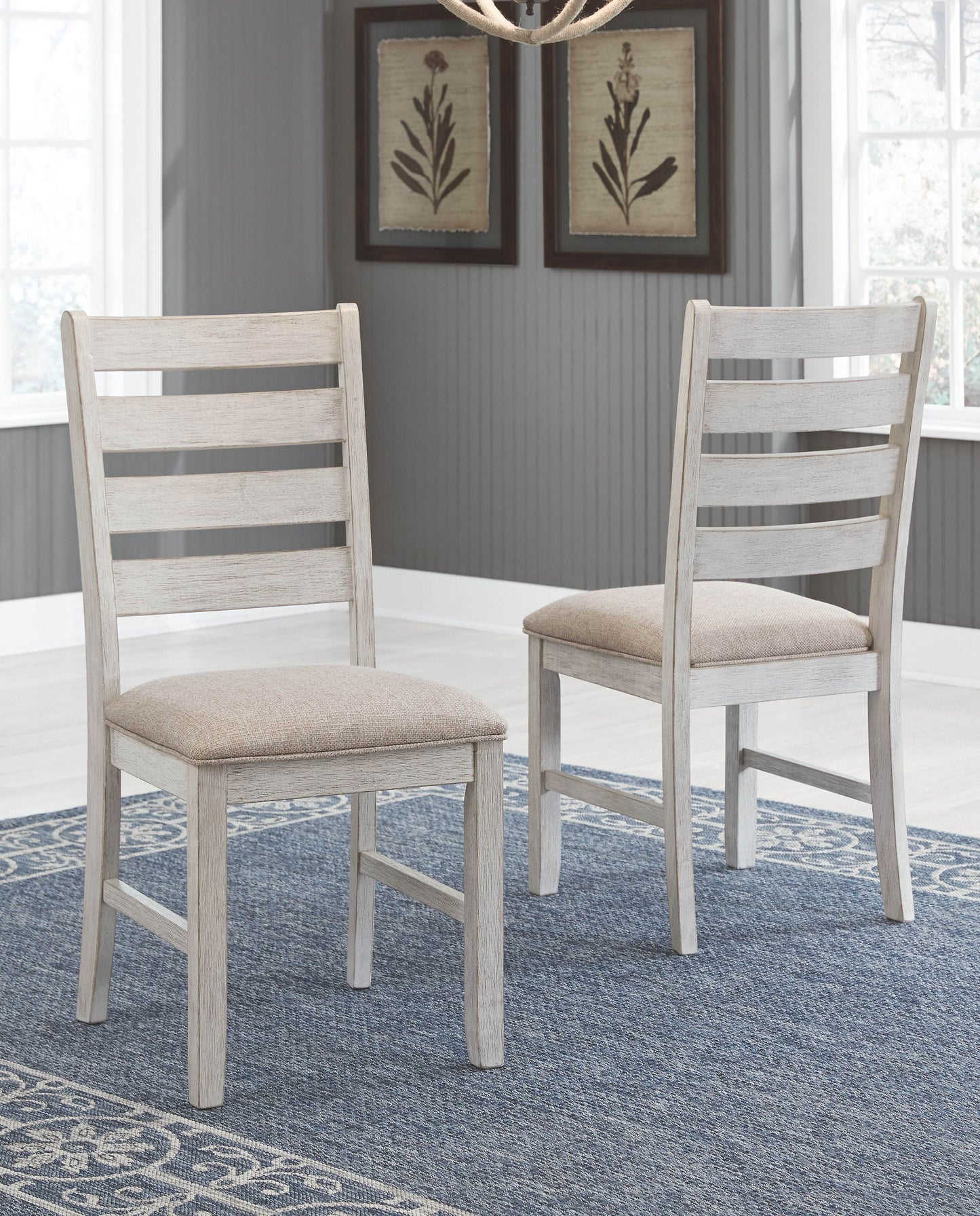Skempton - White - Dining UPH Side Chair (Set of 2) - Forward Furniture