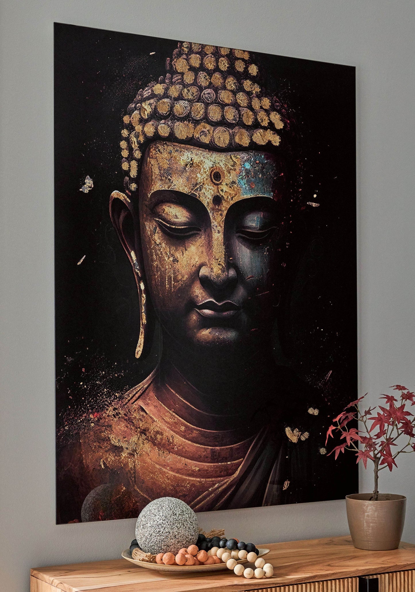 Caymoore - Black / Gold Finish - Wall Art - Forward Furniture