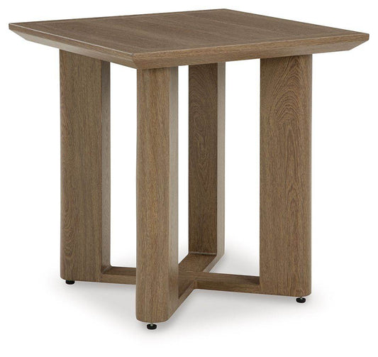 Serene Bay - Dark Brown - Square End Table - Forward Furniture