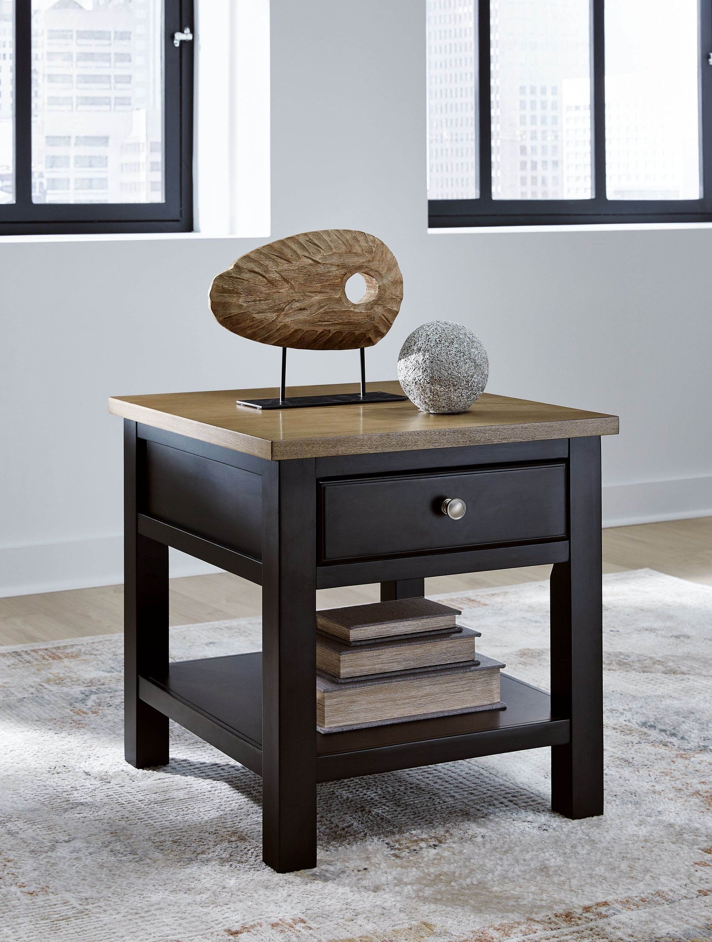 Drazmine - Brown - Rectangular End Table - Forward Furniture
