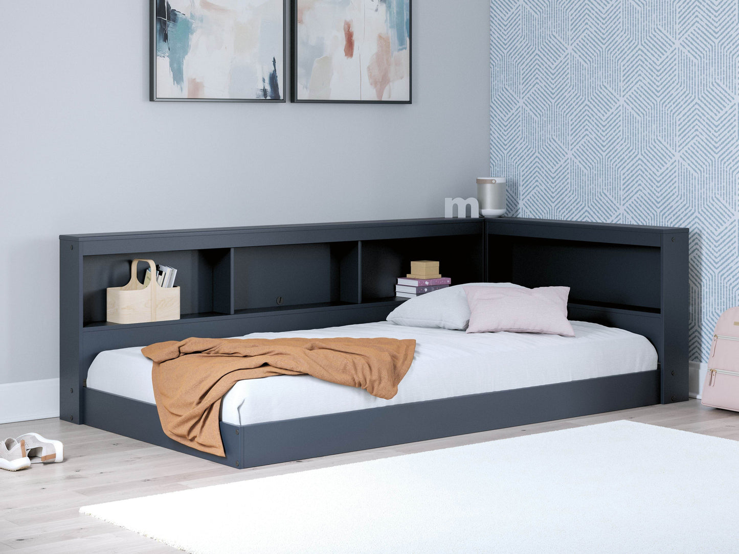 Simmenfort - Bookcase Storage Bed - Forward Furniture
