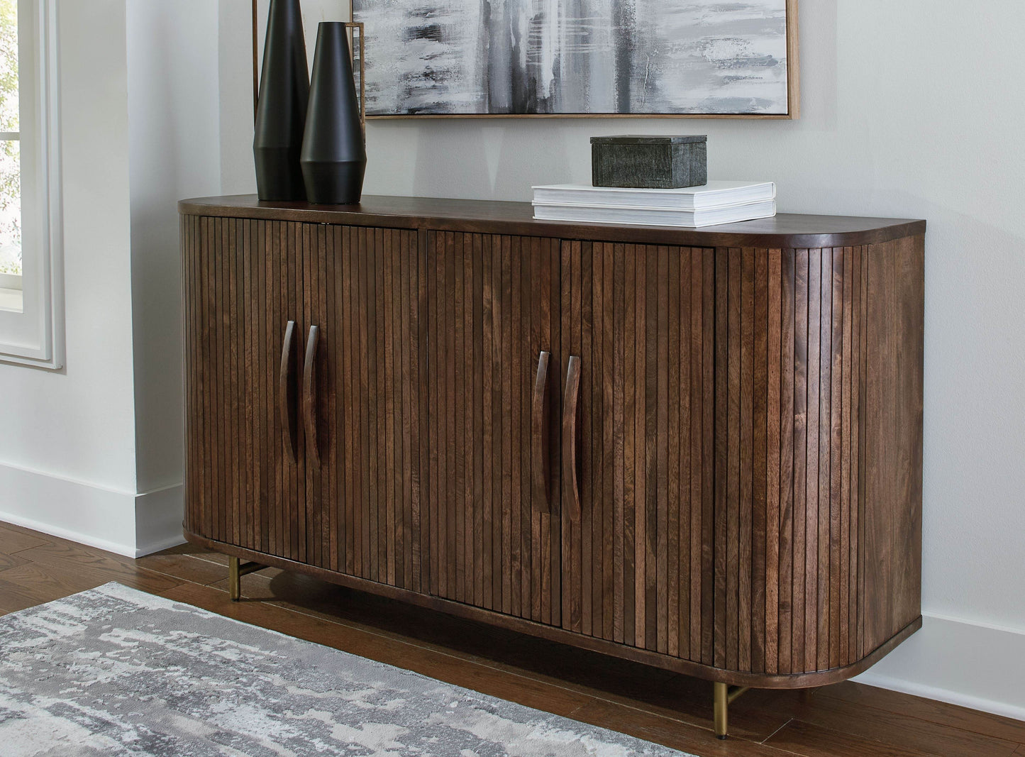 Amickly - Dark Brown - Accent Cabinet - Forward Furniture