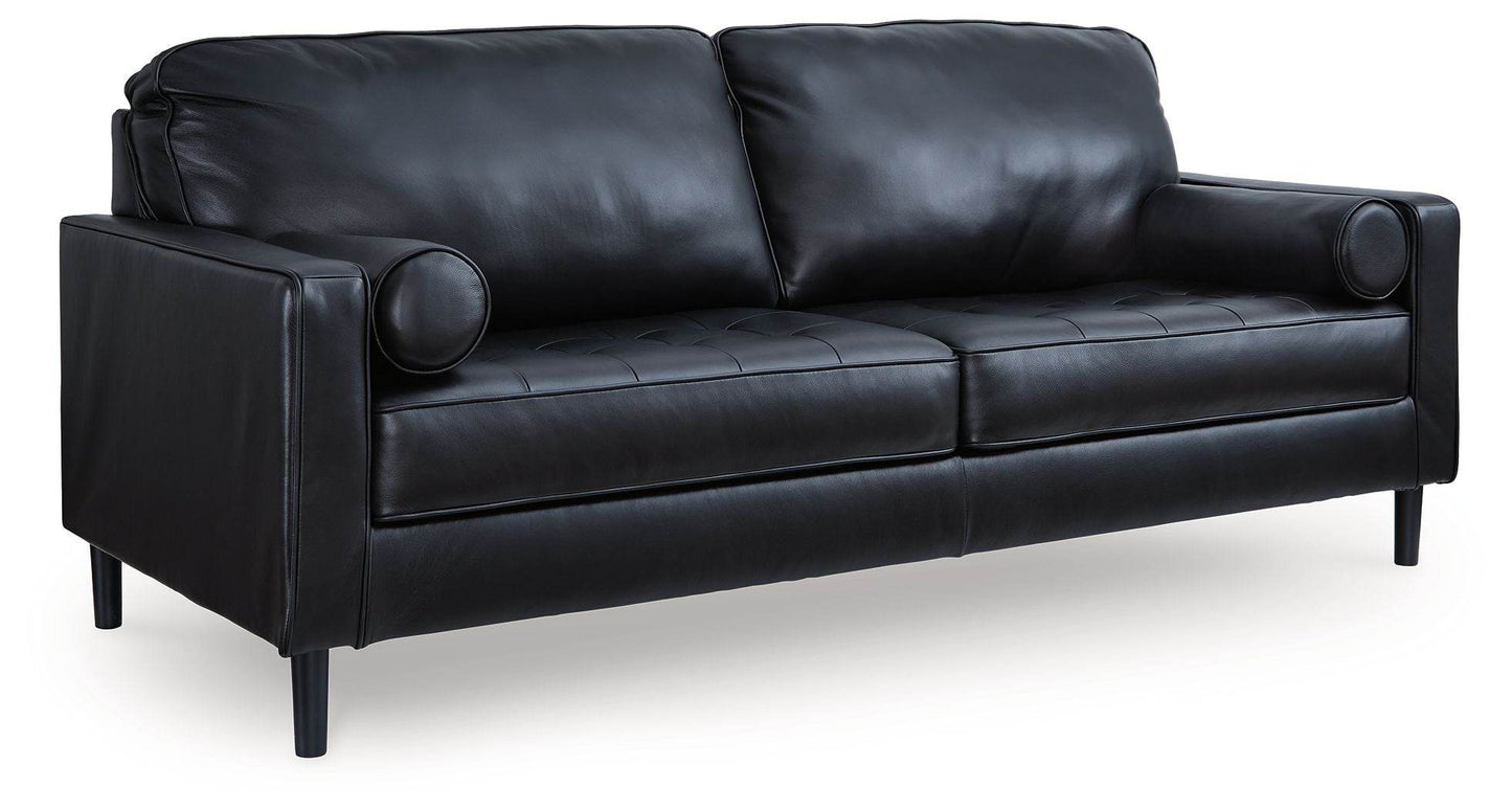 Bryceview - Onyx - Sofa - Leather Match - Forward Furniture