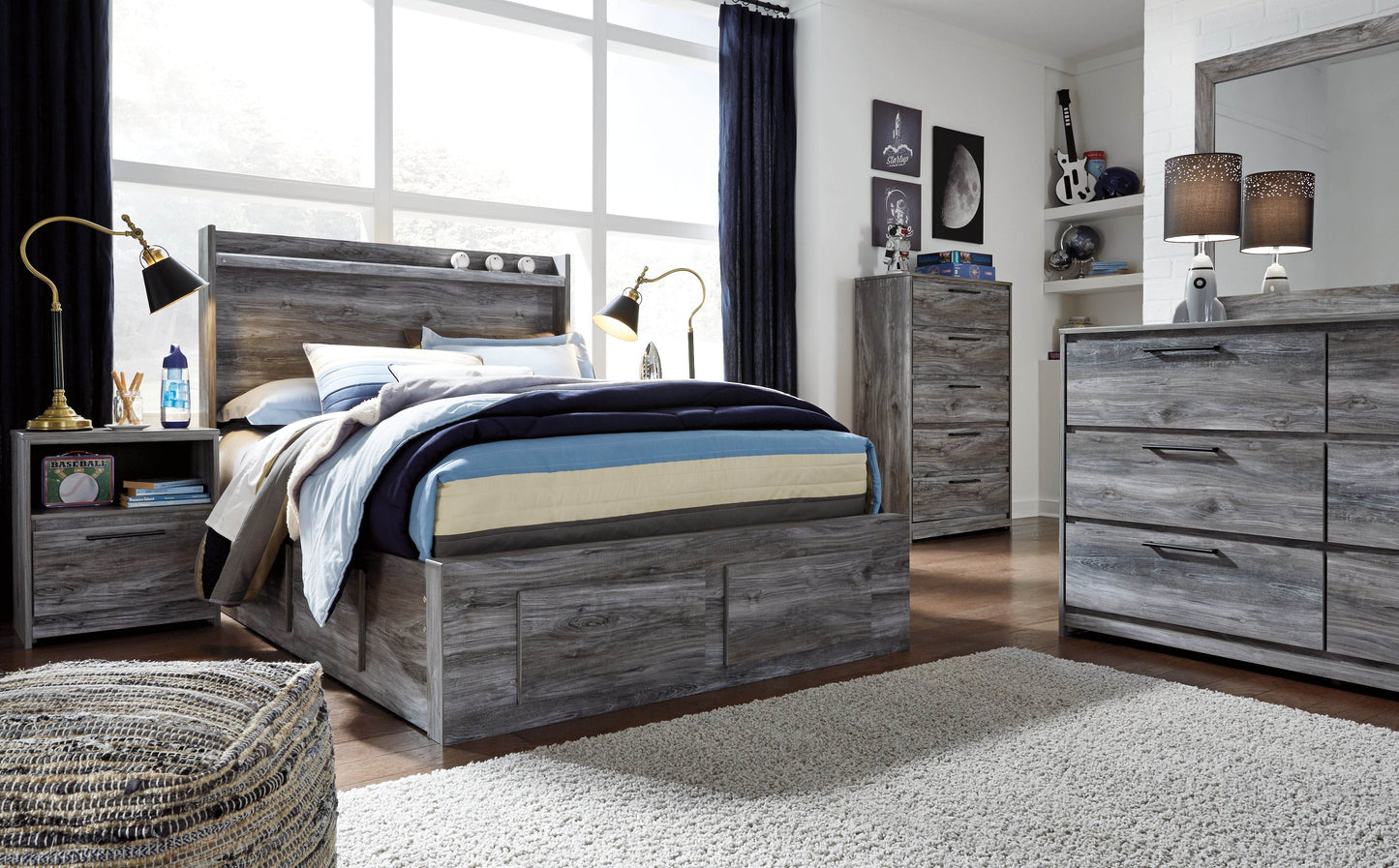 Baystorm - LED Panel Bed - Forward Furniture