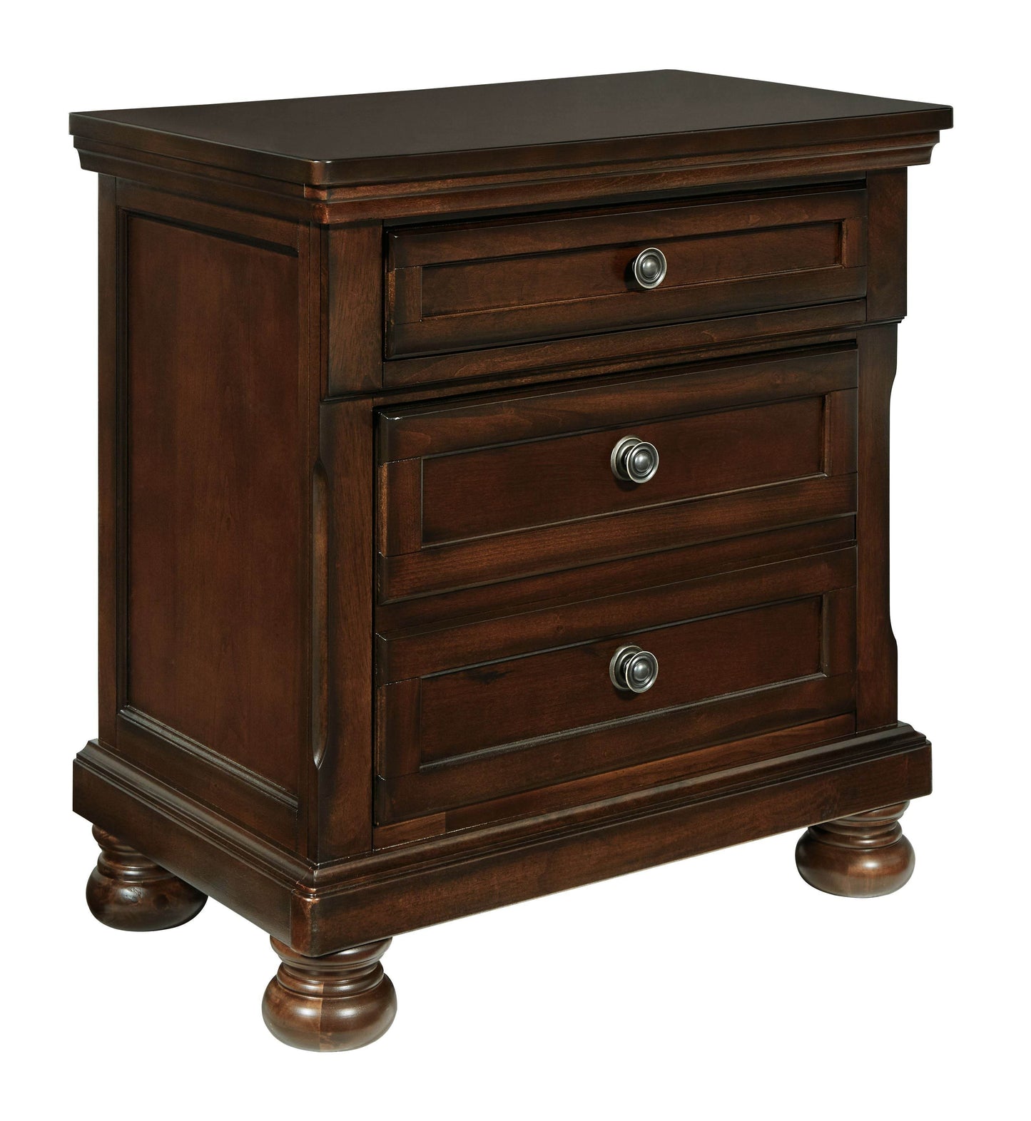 Porter - Dark Brown - Two Drawer Night Stand - Forward Furniture