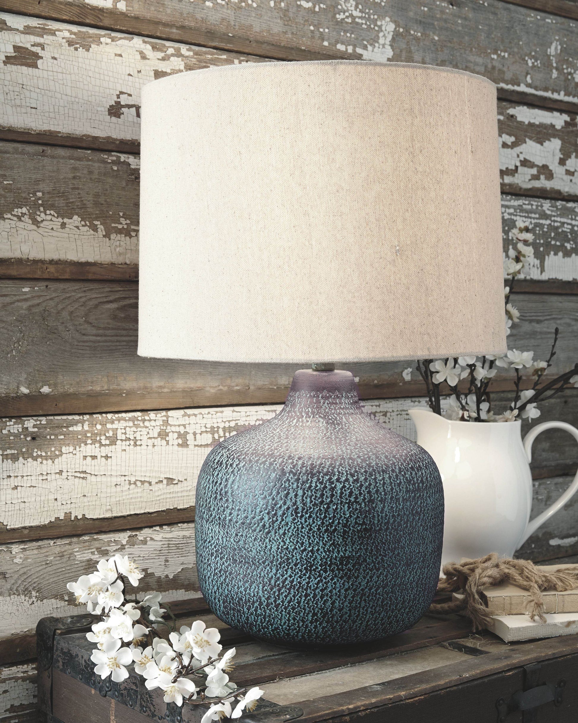 Malthace - Patina - Metal Table Lamp - Forward Furniture