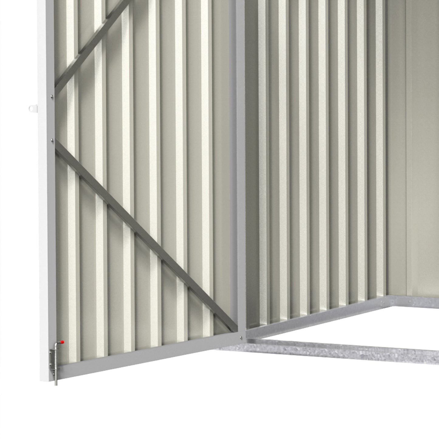 6x3 ft Garbage Can Shed, Horizontal Garbage Can Organizer with Double Door and Lid Rubbish Cover, for 2 Trash Cans, Green