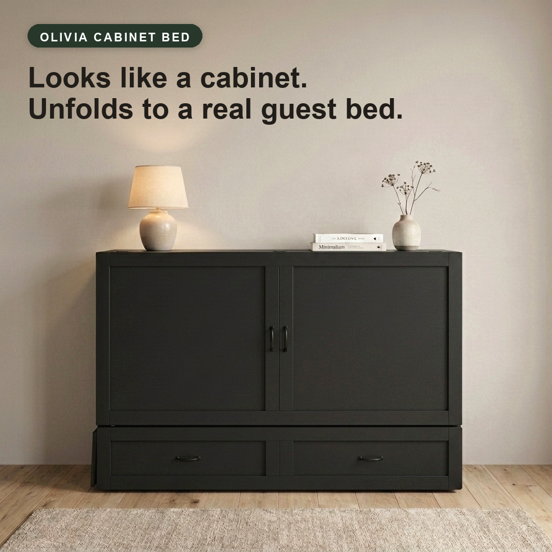 Olivia Murphy Cabinet Bed With Mattress