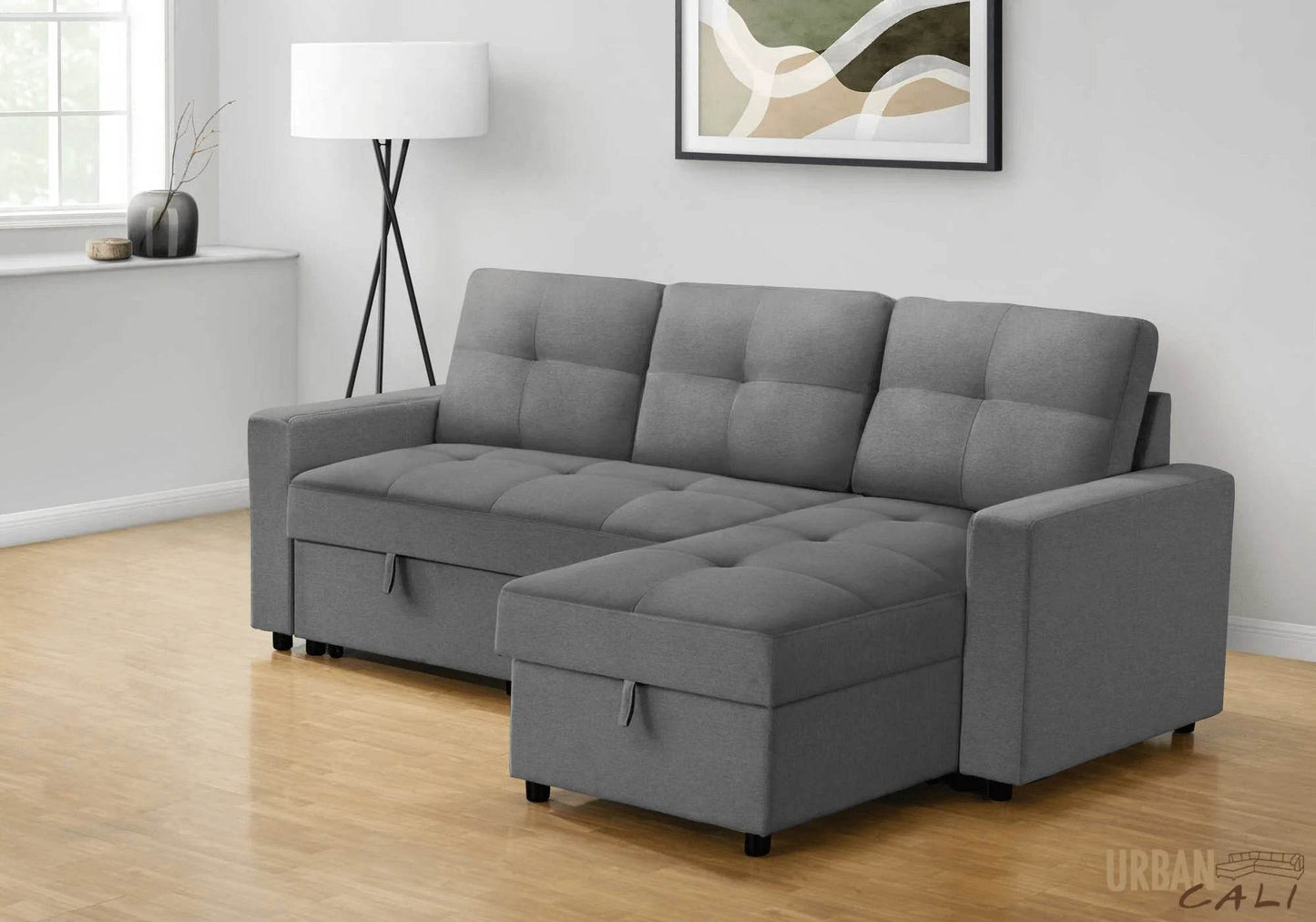 Venice Sleeper Sectional Sofa Bed with Reversible Storage Chaise - Forward Furniture