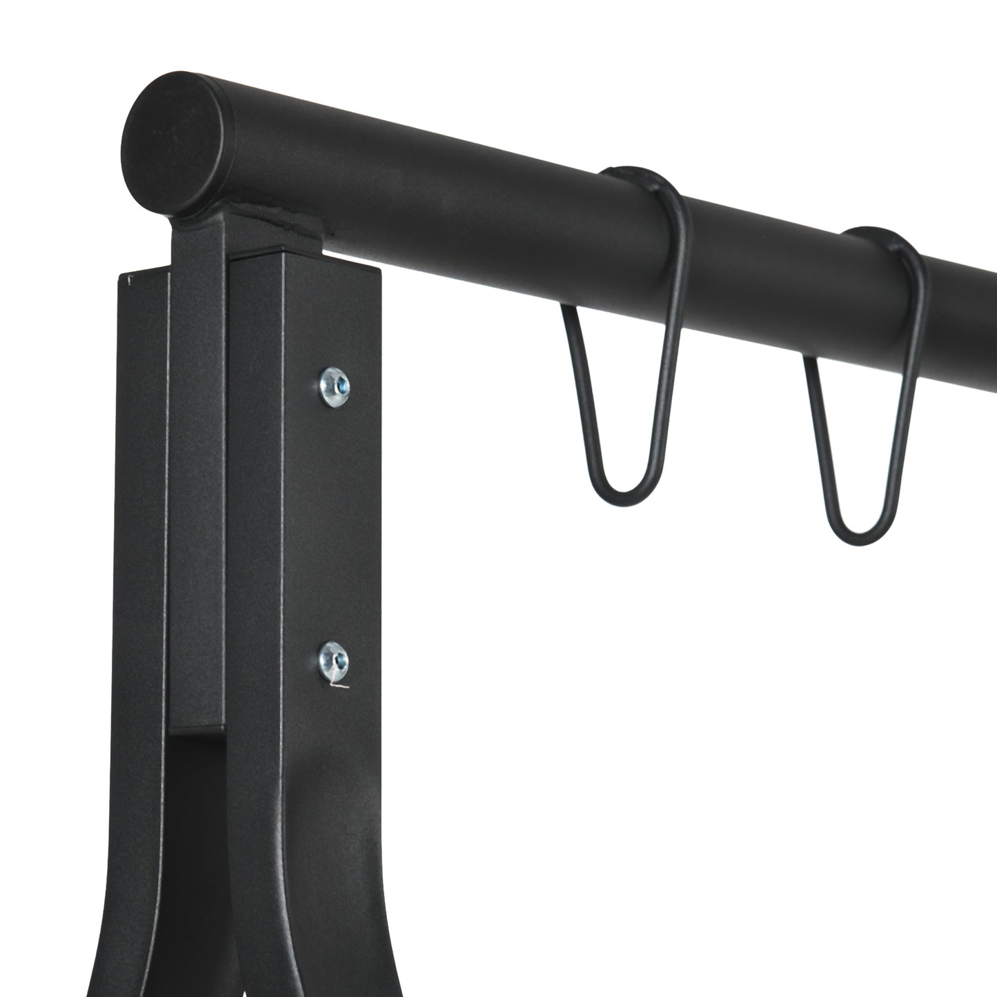 Metal Swing Stand Swing Frame, Hanging Chair Stand Only, 528 LBS Weight Capacity, for Backyard, Patio, Lawn, Black