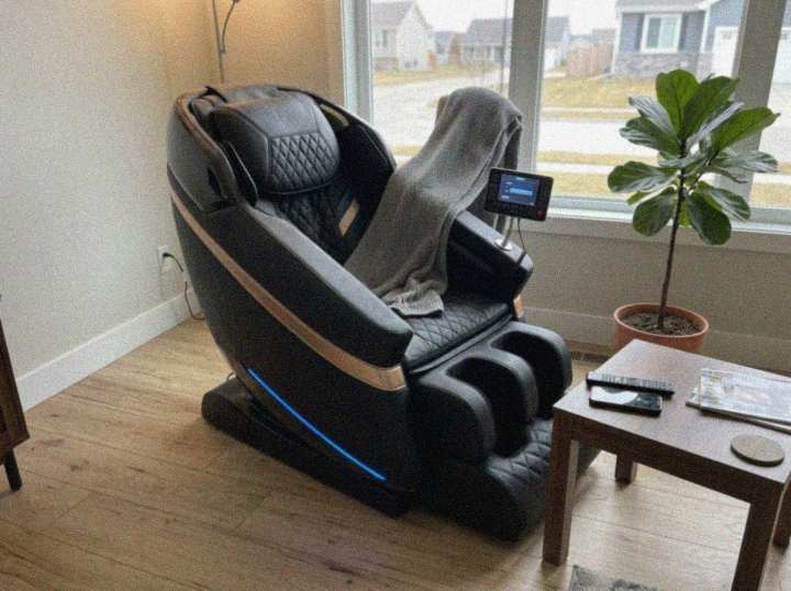 Customer photo of the Bliss Pro massage chair at home