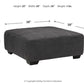 Ambee - Oversized Accent Ottoman - Slate