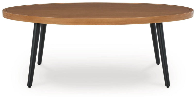 Horizon Hall - Two-tone Brown - Cocktail Table - Forward Furniture