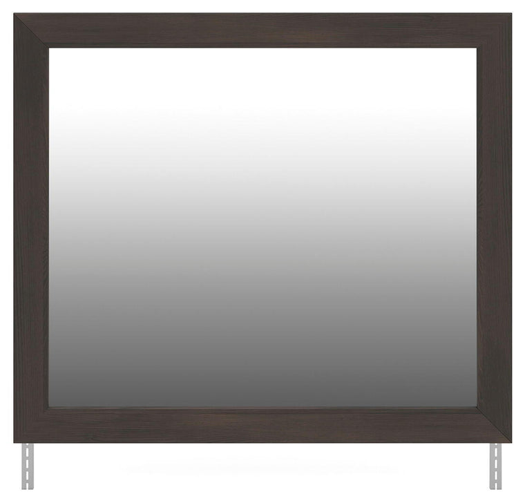 Shaehartin - Bedroom Mirror - Dark Brown