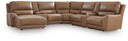 7 Pc. Power Reclining Sectional With LAF Press Back Power Chaise And 2 Storage Consoles