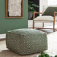 Abacy - Green / Ivory - Pouf