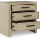 Calmoro - Three Drawer Night Stand - Gray