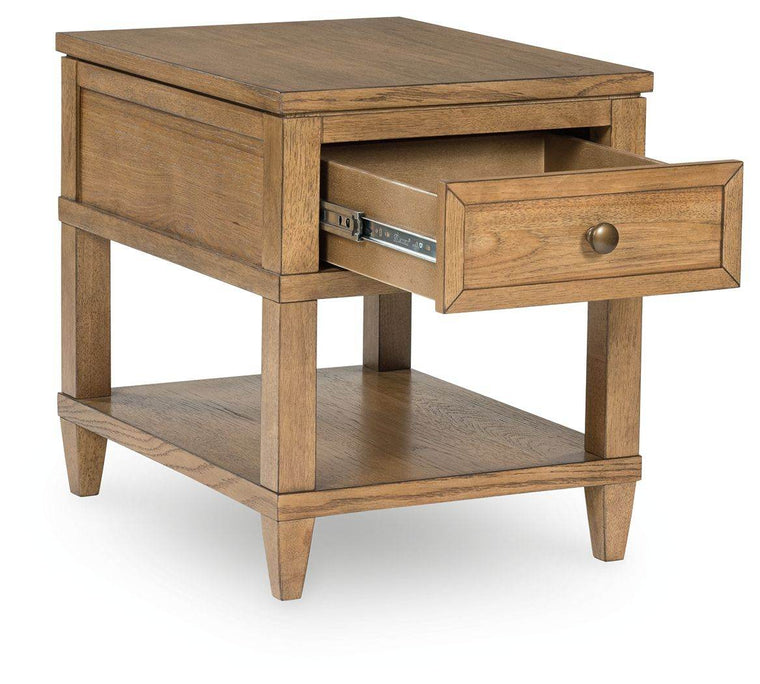 Sharlance - Light Brown - Rectangular End Table - Forward Furniture