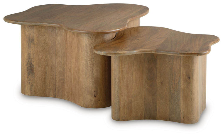 Abeford - Brown - Accent Cocktail Table (Set of 2) - Forward Furniture