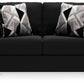 Gleston - Onyx - Loveseat