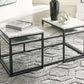 Donnesta - Occasional Table Set (Set of 3) - Gray / Black