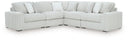 5 Pc. Corner Chairs Sectional