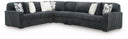 4 Pc. Sectional With LAF / RAF Sofa And Armless Chair