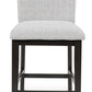 Neymorton - Dark Grayish Brown - Upholstered Barstool (Set of 2) - Forward Furniture