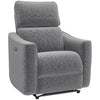 Chenille Power Recliner Chair with USB Ports - Dark Grey