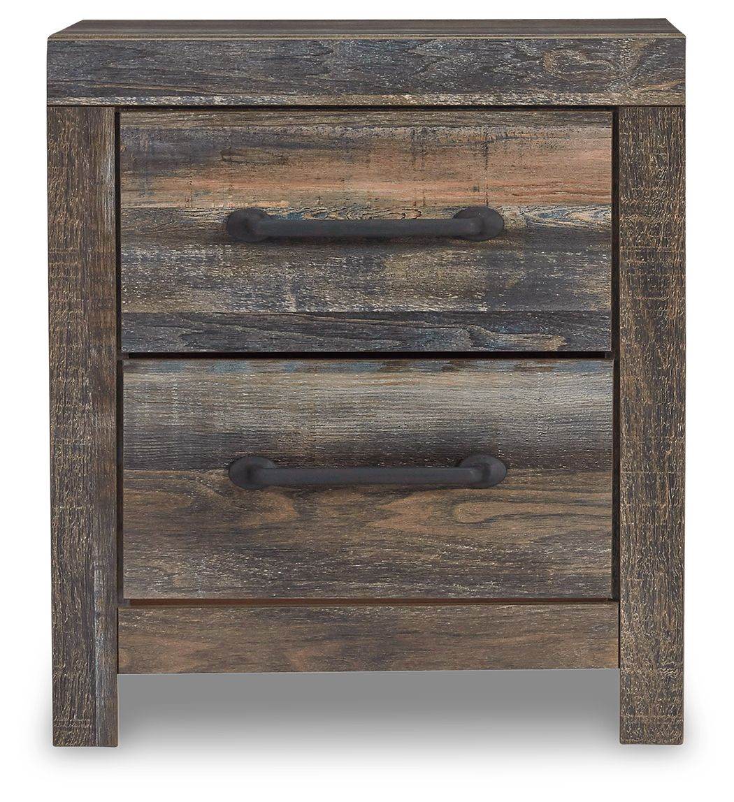 Drystan - Brown / Beige - Two Drawer Night Stand - Forward Furniture