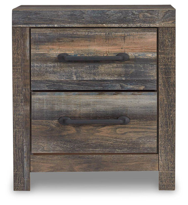 Drystan - Brown / Beige - Two Drawer Night Stand - Forward Furniture