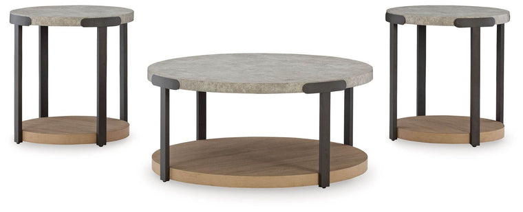 Darthurst - Light Brown - Occasional Table Set (Set of 3) - Forward Furniture