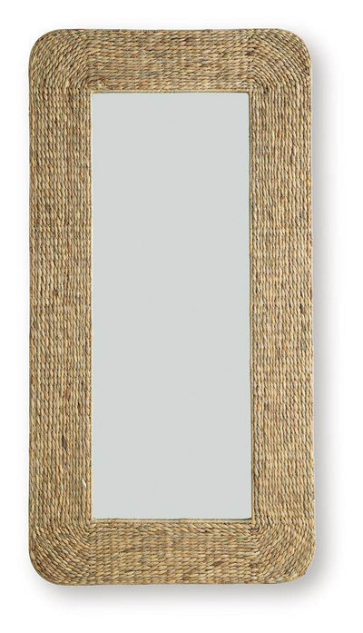 Norigan - Natural - Floor Mirror - Forward Furniture
