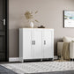 Sideboard Cabinet with 3 Doors - White