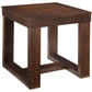 Watson - Dark Brown - Square End Table