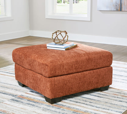 Aviemore - Oversized Accent Ottoman - Spice