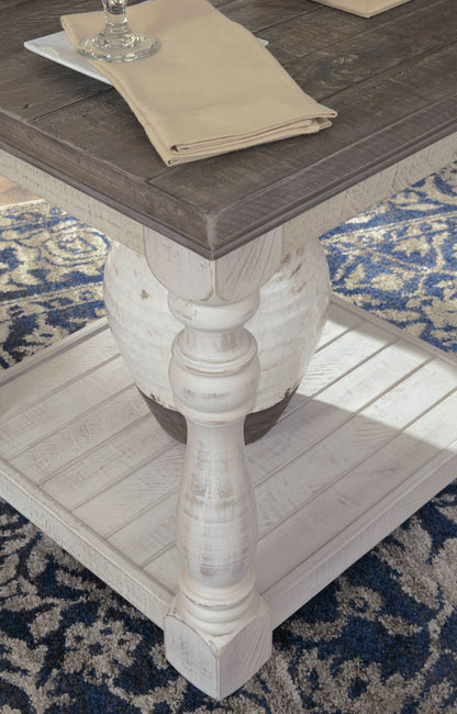 Havalance - Gray / White - Rectangular End Table - Forward Furniture