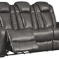 Turbulance - Quarry - Pwr Rec Sofa With Adj Headrest