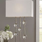 Jaala - Pearl Silver Finish - Metal Lamp